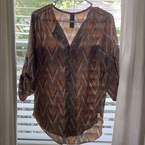 Blue Rain detailed blouse